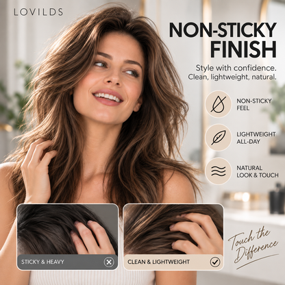 LOVILDS Volumizing & Hold Hair Spray – Lightweight, Bouncy Volume & Long-Lasting Style