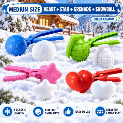 Snowball Maker & Sand Mold Kit – Fun Shape-Making Toys for Kids