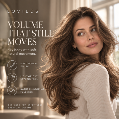 LOVILDS Volumizing & Hold Hair Spray – Lightweight, Bouncy Volume & Long-Lasting Style