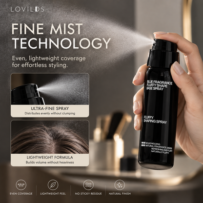 LOVILDS Volumizing & Hold Hair Spray – Lightweight, Bouncy Volume & Long-Lasting Style